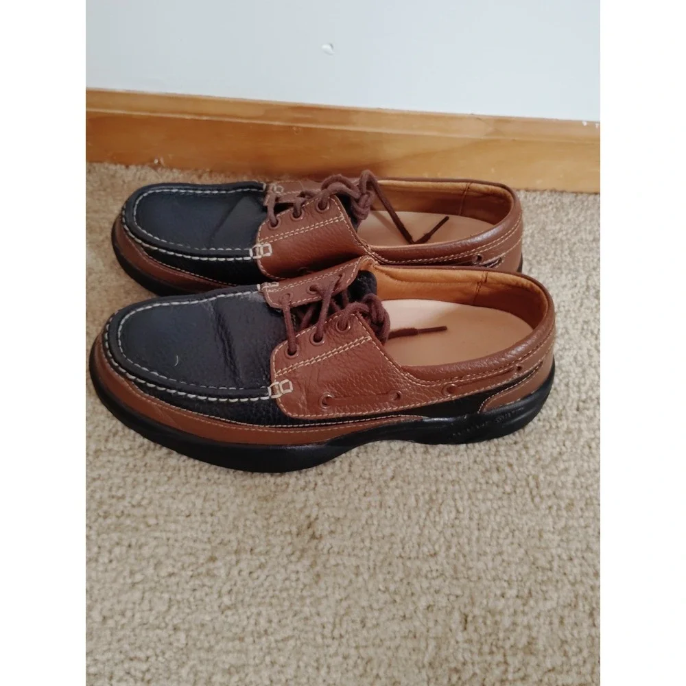 Dr. Comfort Patrick 8520 Men 9 Leather Comfort Diabetic Therapeutic Boat Shoes